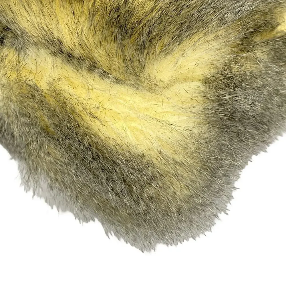 Prada Tote Bag Cream Black Fake Fur Leather - Picture 6 of 8